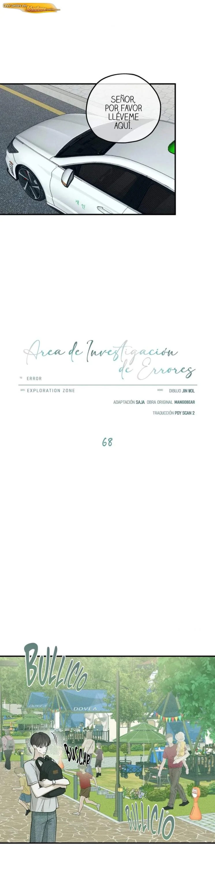 Área de investigación de errores Capítulo 68 - página 8