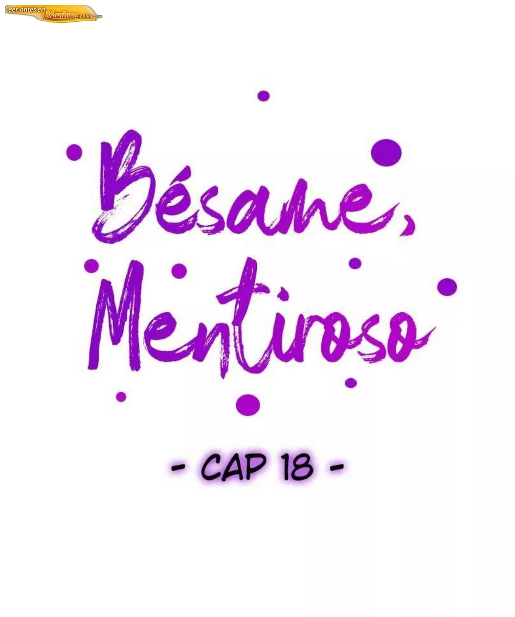 Bésame Mentiroso Capítulo 18 - página 1