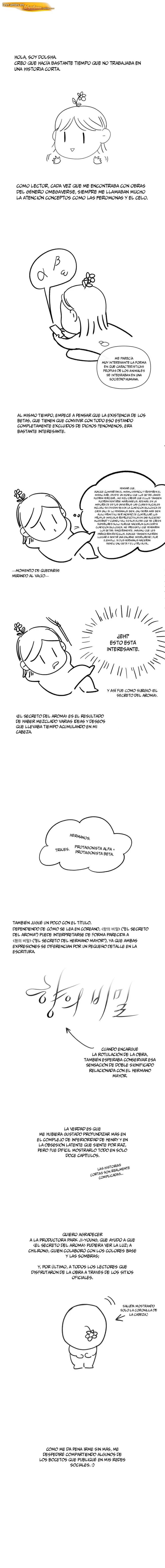 El enigma del aroma Capítulo 12.5 Notas - página 1