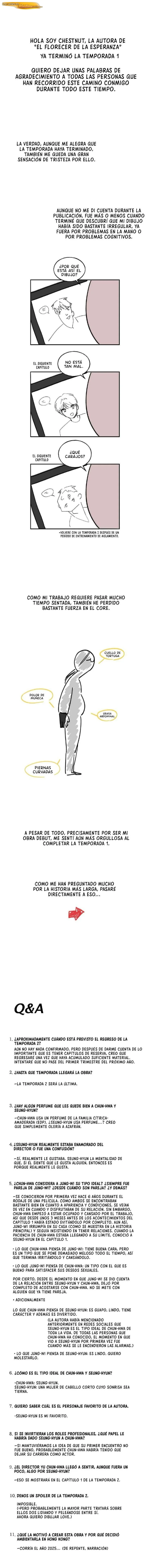 El Florecer De La Esperanza Capítulo 25.5 Notas - página 2