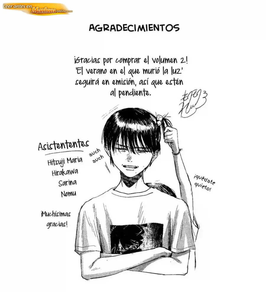 El verano en que Hikaru murió Capítulo 11.5 - página 14