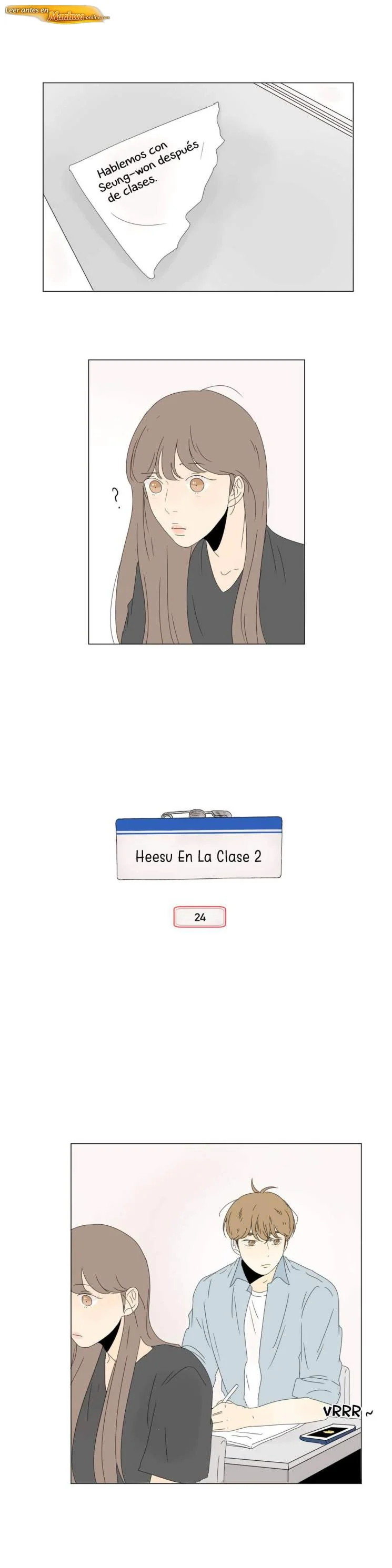 Heesu de la clase #2 Capítulo 24 - página 1