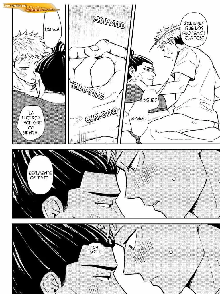 Jujutsu Kaisen Doujinshis +18 BL Jujutsu Kaisen dj – Chou Shinyuu Dakara Sekkusu Mo Suru - página 13