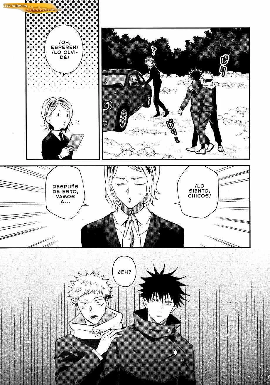 Jujutsu Kaisen Doujinshis +18 BL Jujutsu Kaisen dj – Estoy en medio de una misión pero el XXXX de mi compañero está a la vista - página 10
