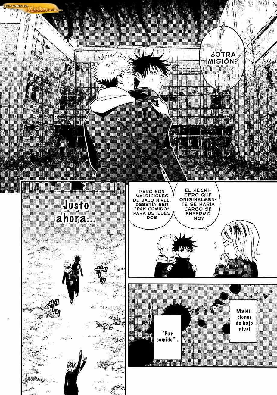 Jujutsu Kaisen Doujinshis +18 BL Jujutsu Kaisen dj – Estoy en medio de una misión pero el XXXX de mi compañero está a la vista - página 11