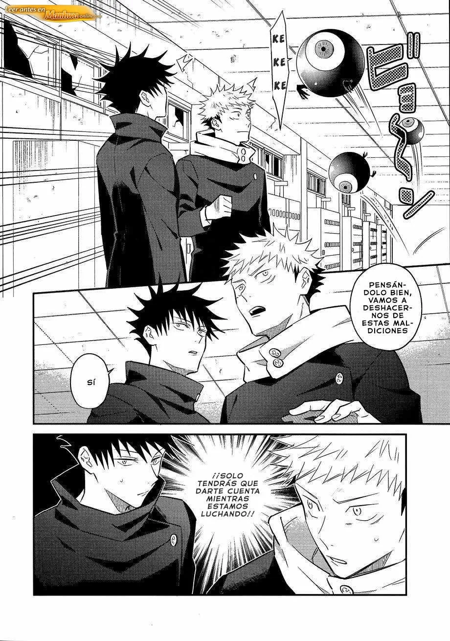 Jujutsu Kaisen Doujinshis +18 BL Jujutsu Kaisen dj – Estoy en medio de una misión pero el XXXX de mi compañero está a la vista - página 13