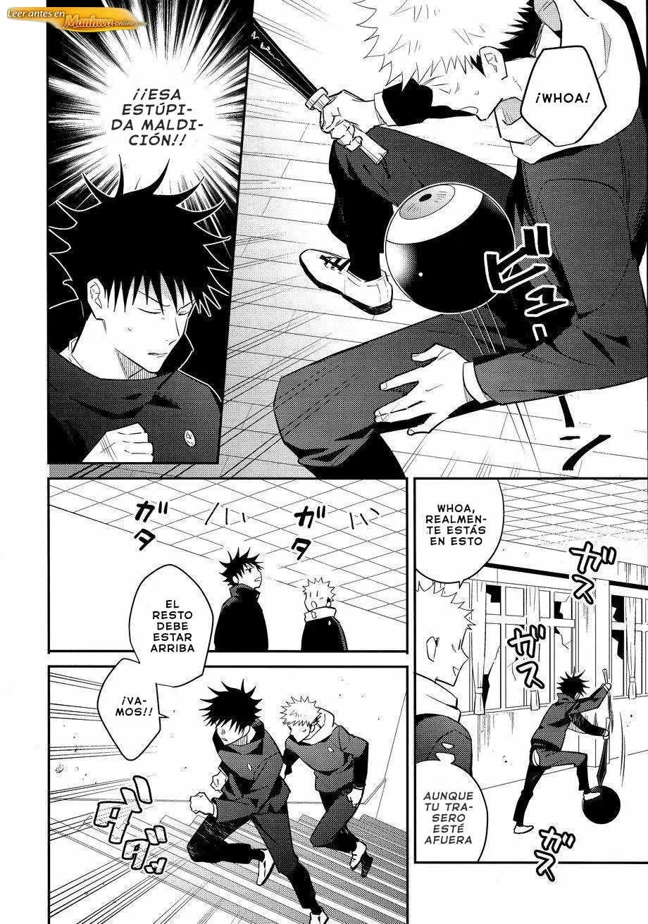 Jujutsu Kaisen Doujinshis +18 BL Jujutsu Kaisen dj – Estoy en medio de una misión pero el XXXX de mi compañero está a la vista - página 15