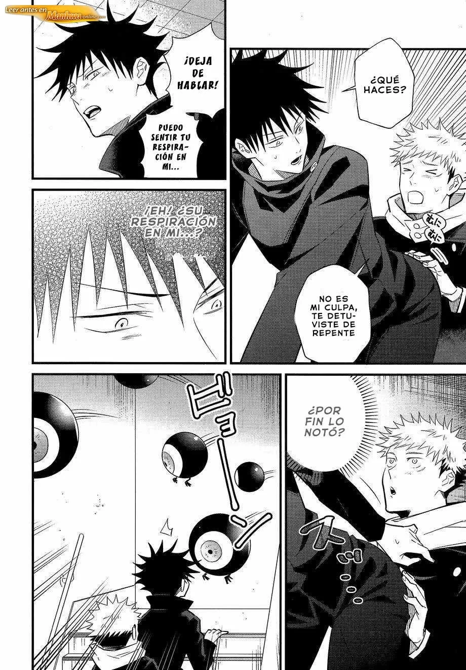 Jujutsu Kaisen Doujinshis +18 BL Jujutsu Kaisen dj – Estoy en medio de una misión pero el XXXX de mi compañero está a la vista - página 17