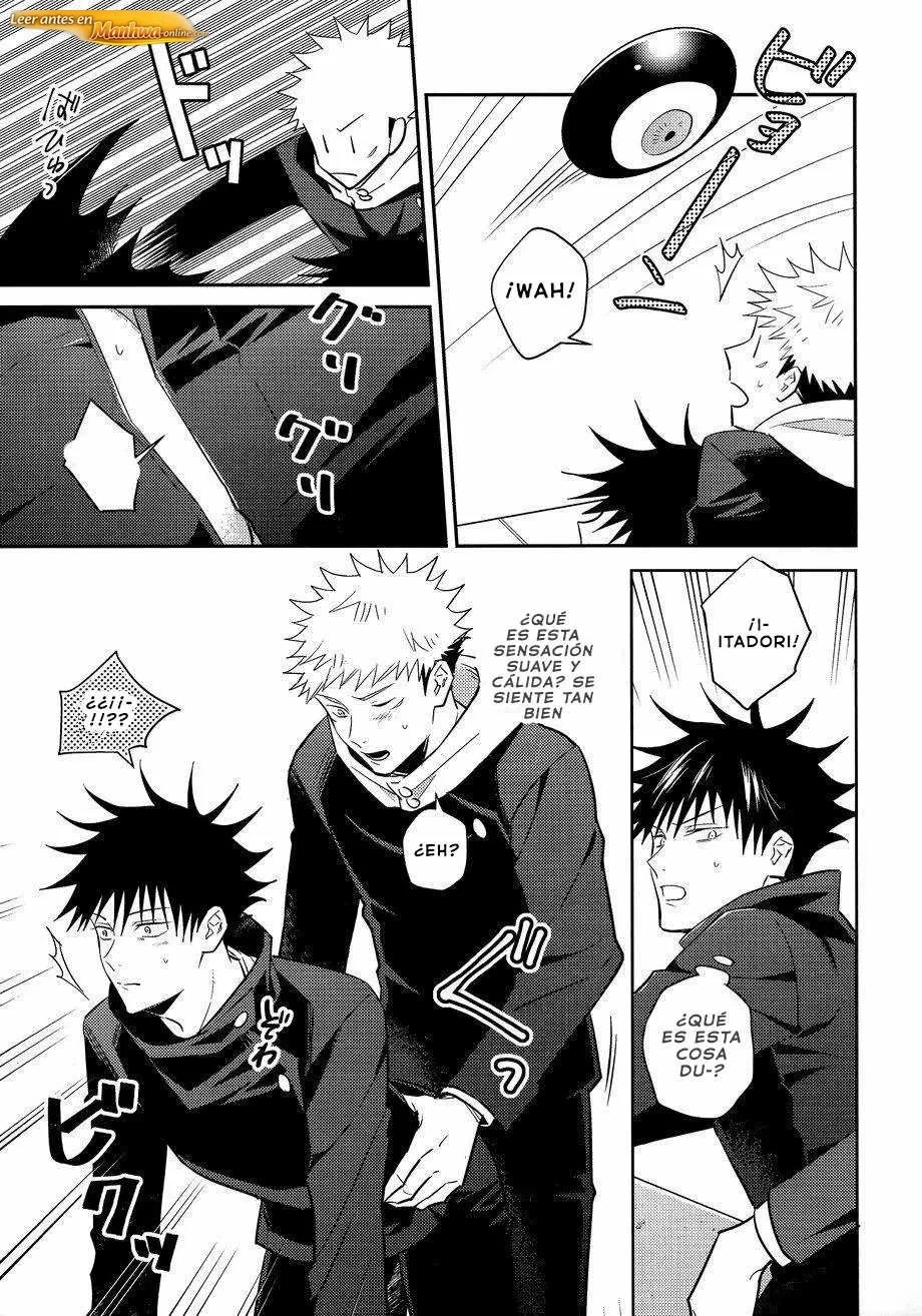 Jujutsu Kaisen Doujinshis +18 BL Jujutsu Kaisen dj – Estoy en medio de una misión pero el XXXX de mi compañero está a la vista - página 22