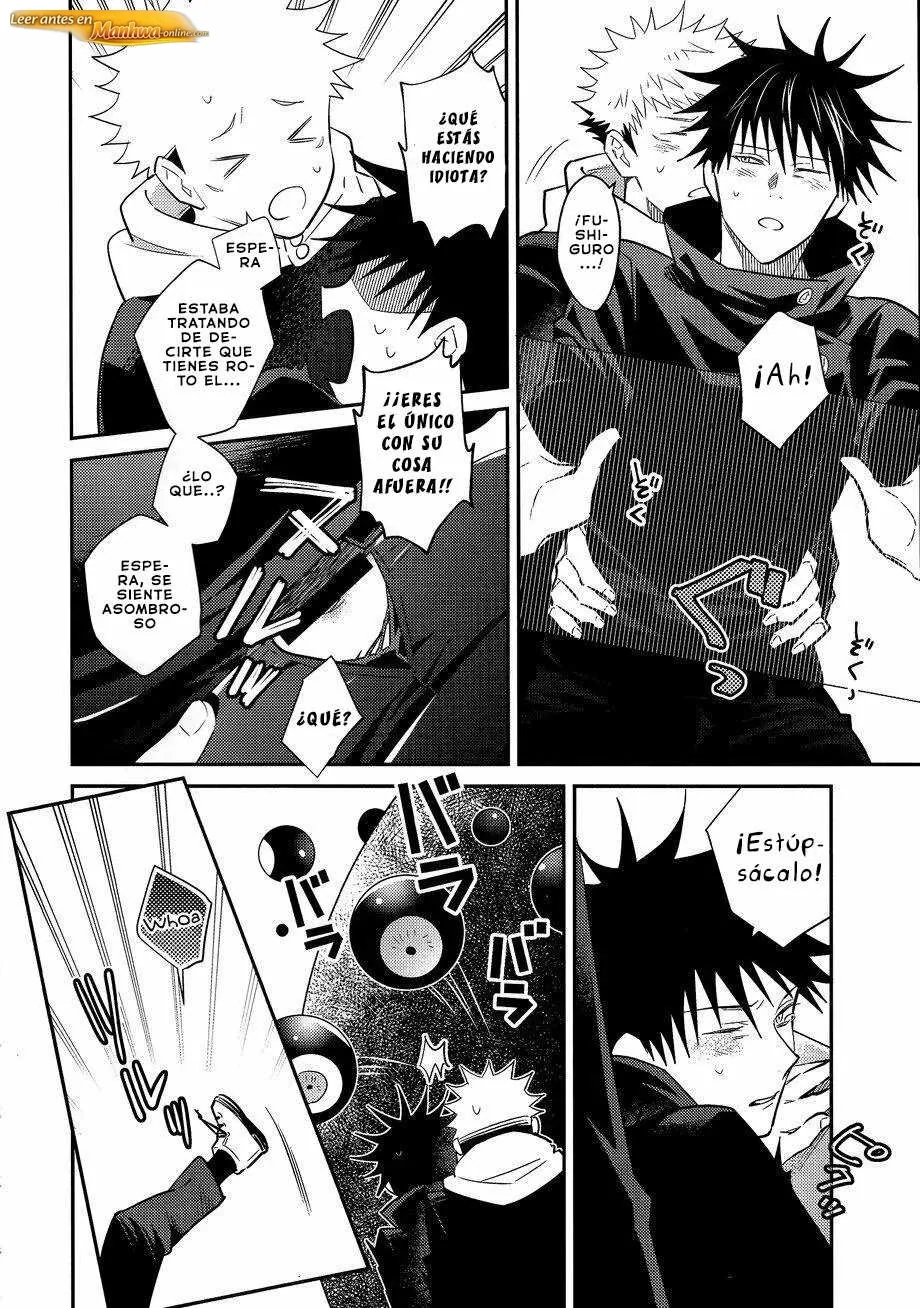 Jujutsu Kaisen Doujinshis +18 BL Jujutsu Kaisen dj – Estoy en medio de una misión pero el XXXX de mi compañero está a la vista - página 23