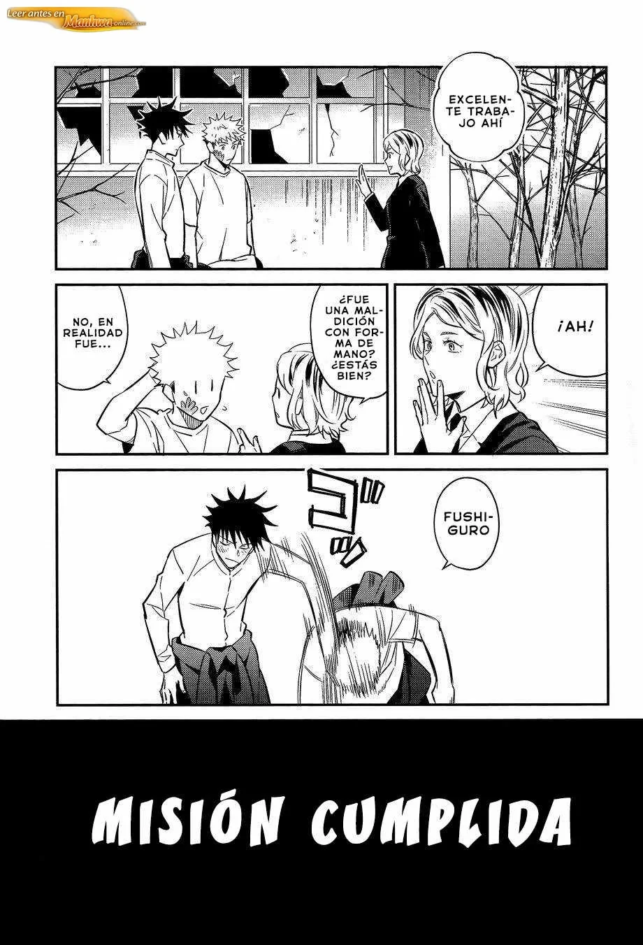 Jujutsu Kaisen Doujinshis +18 BL Jujutsu Kaisen dj – Estoy en medio de una misión pero el XXXX de mi compañero está a la vista - página 31