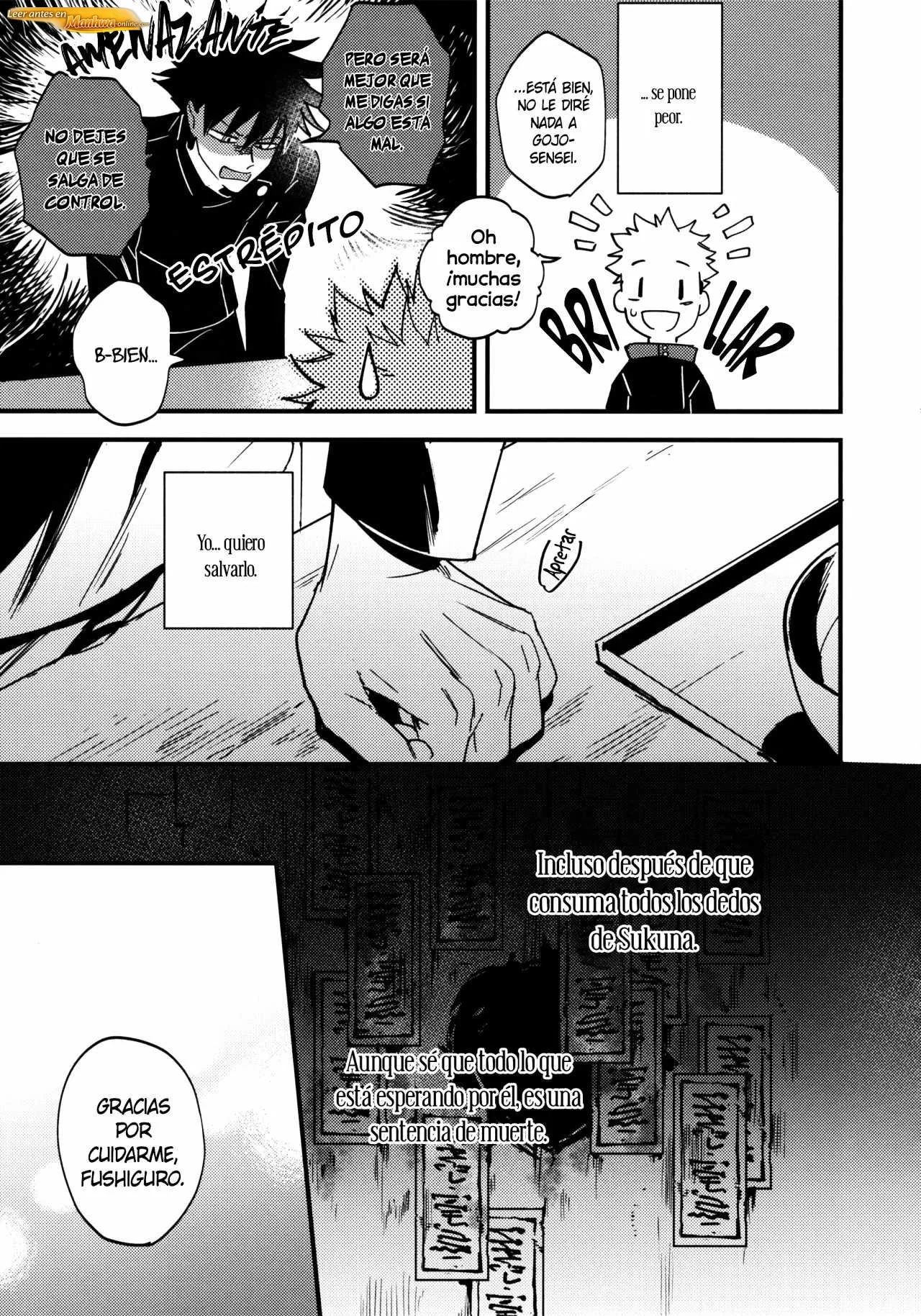Jujutsu Kaisen Doujinshis +18 BL Jujutsu Kaisen dj – Fragancia de la Oscuridad, Sombras de la Flora - página 9