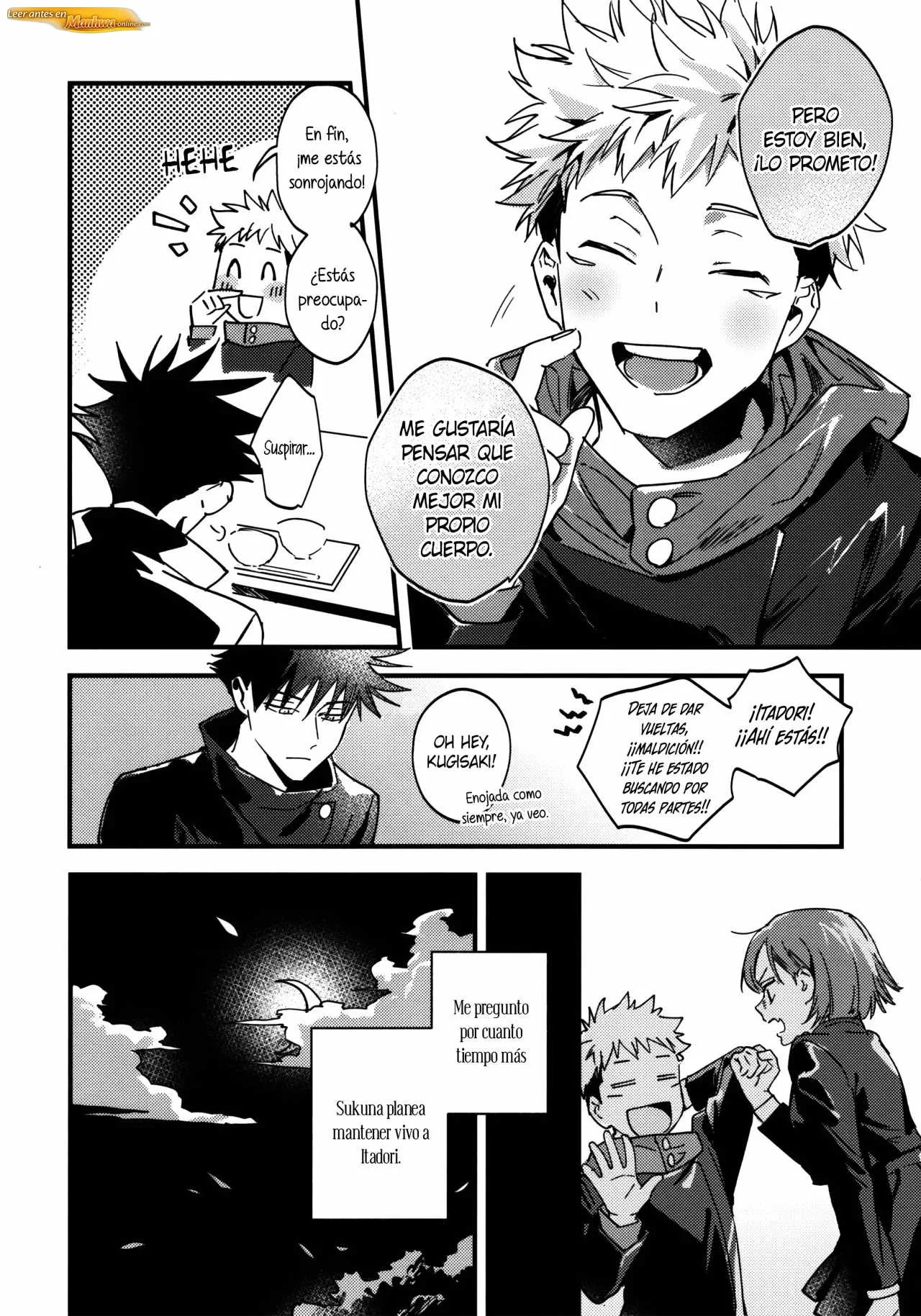 Jujutsu Kaisen Doujinshis +18 BL Jujutsu Kaisen dj – Fragancia de la Oscuridad, Sombras de la Flora - página 10