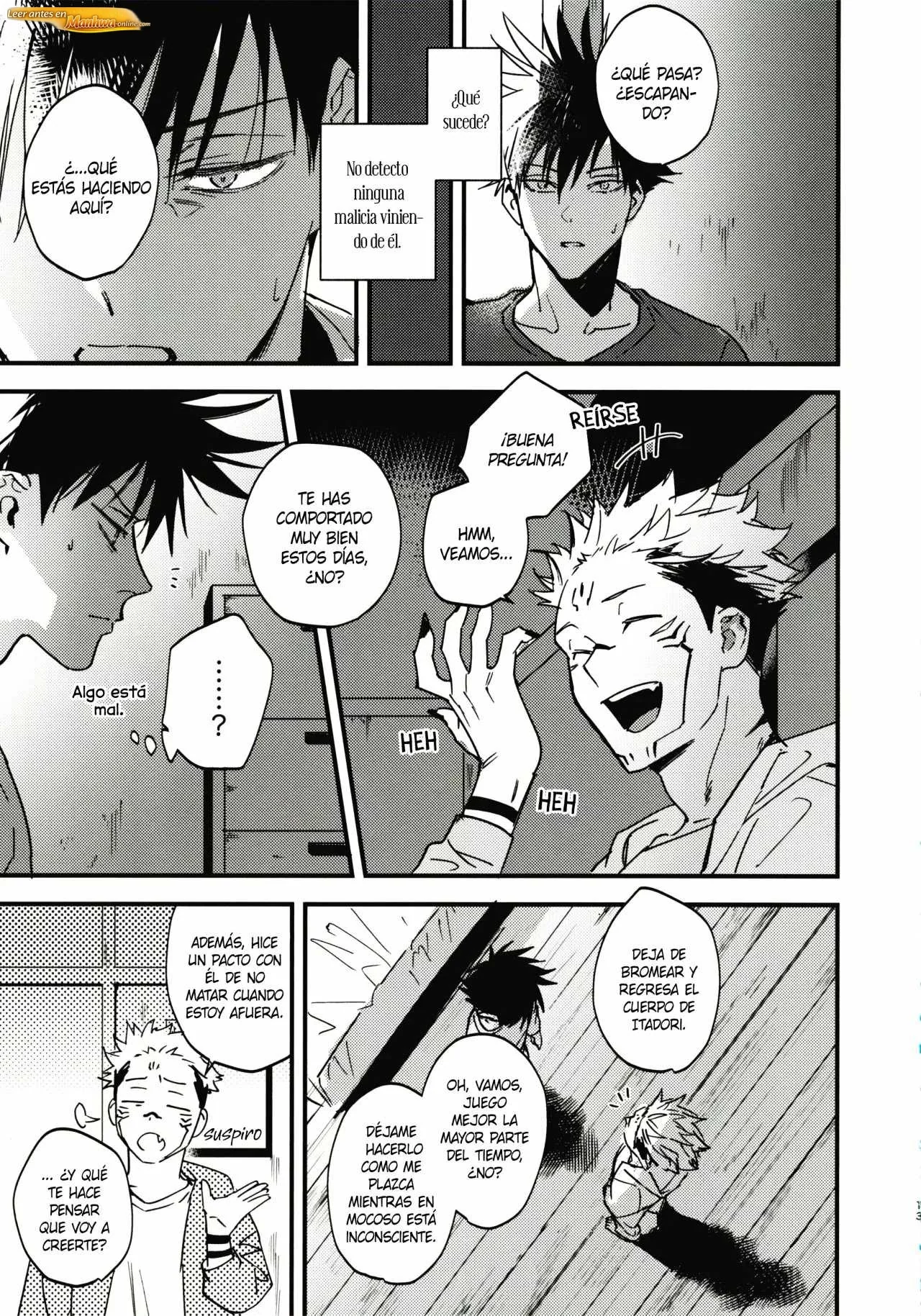 Jujutsu Kaisen Doujinshis +18 BL Jujutsu Kaisen dj – Fragancia de la Oscuridad, Sombras de la Flora - página 13