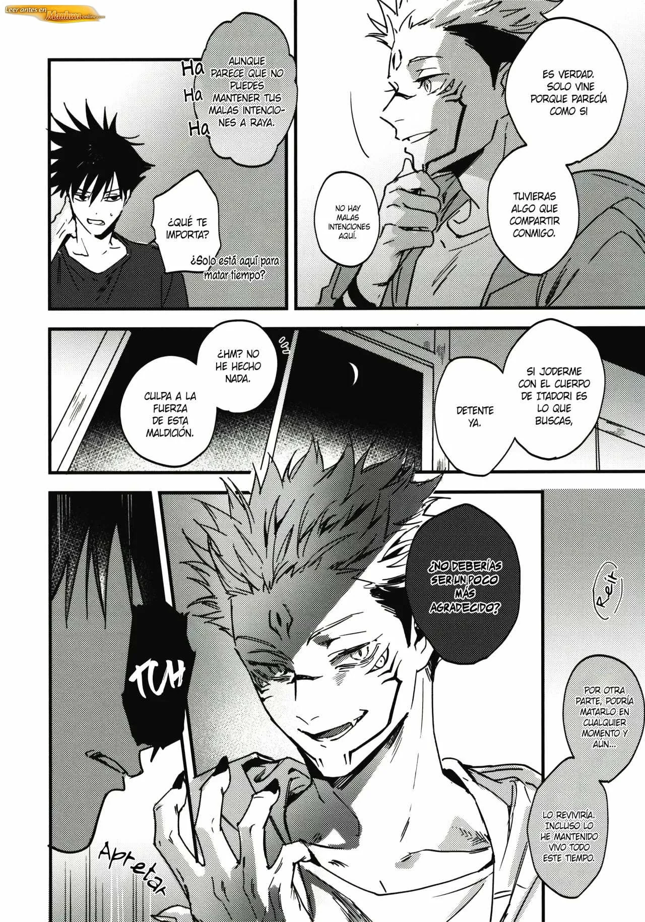 Jujutsu Kaisen Doujinshis +18 BL Jujutsu Kaisen dj – Fragancia de la Oscuridad, Sombras de la Flora - página 14