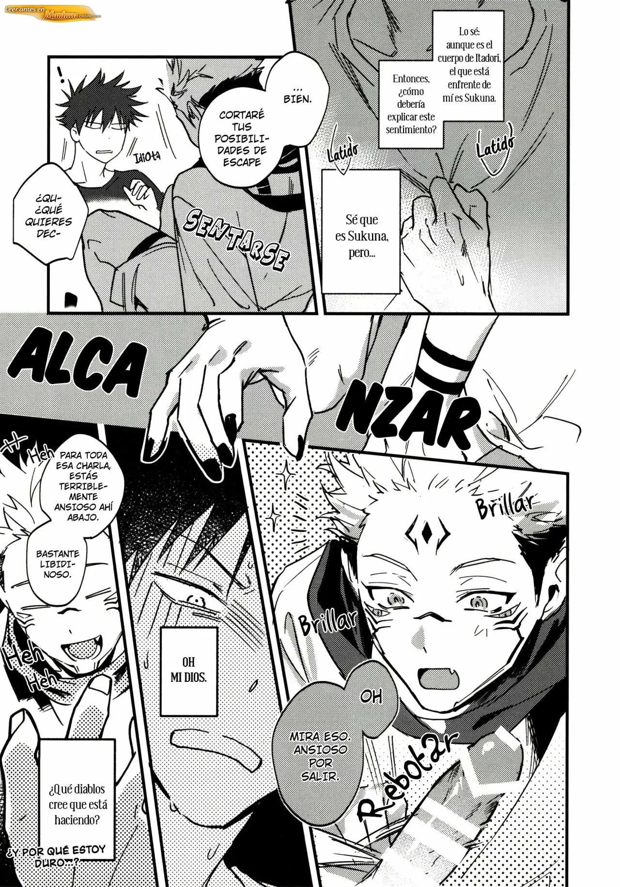 Jujutsu Kaisen Doujinshis +18 BL Jujutsu Kaisen dj – Fragancia de la Oscuridad, Sombras de la Flora - página 35