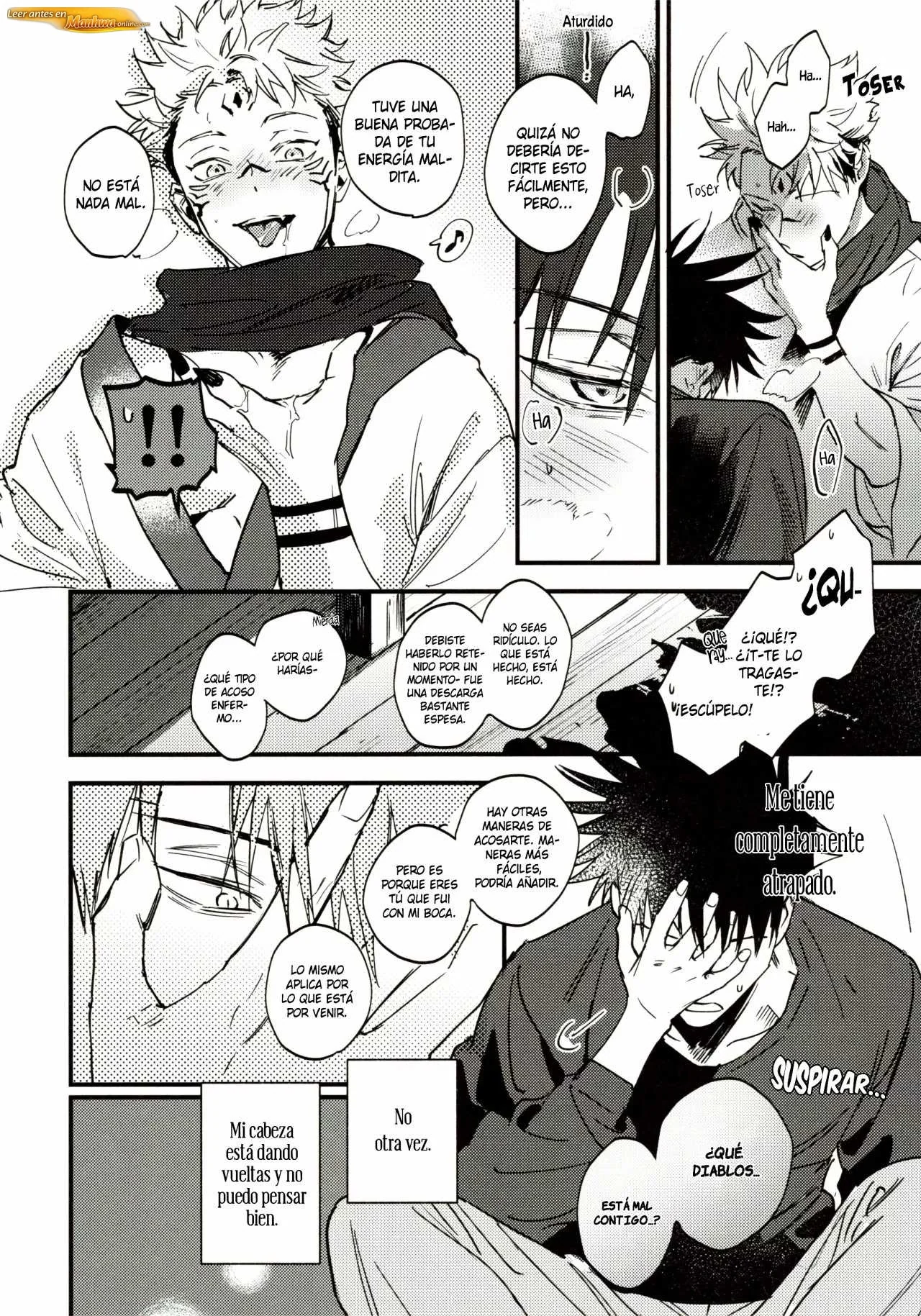 Jujutsu Kaisen Doujinshis +18 BL Jujutsu Kaisen dj – Fragancia de la Oscuridad, Sombras de la Flora - página 38