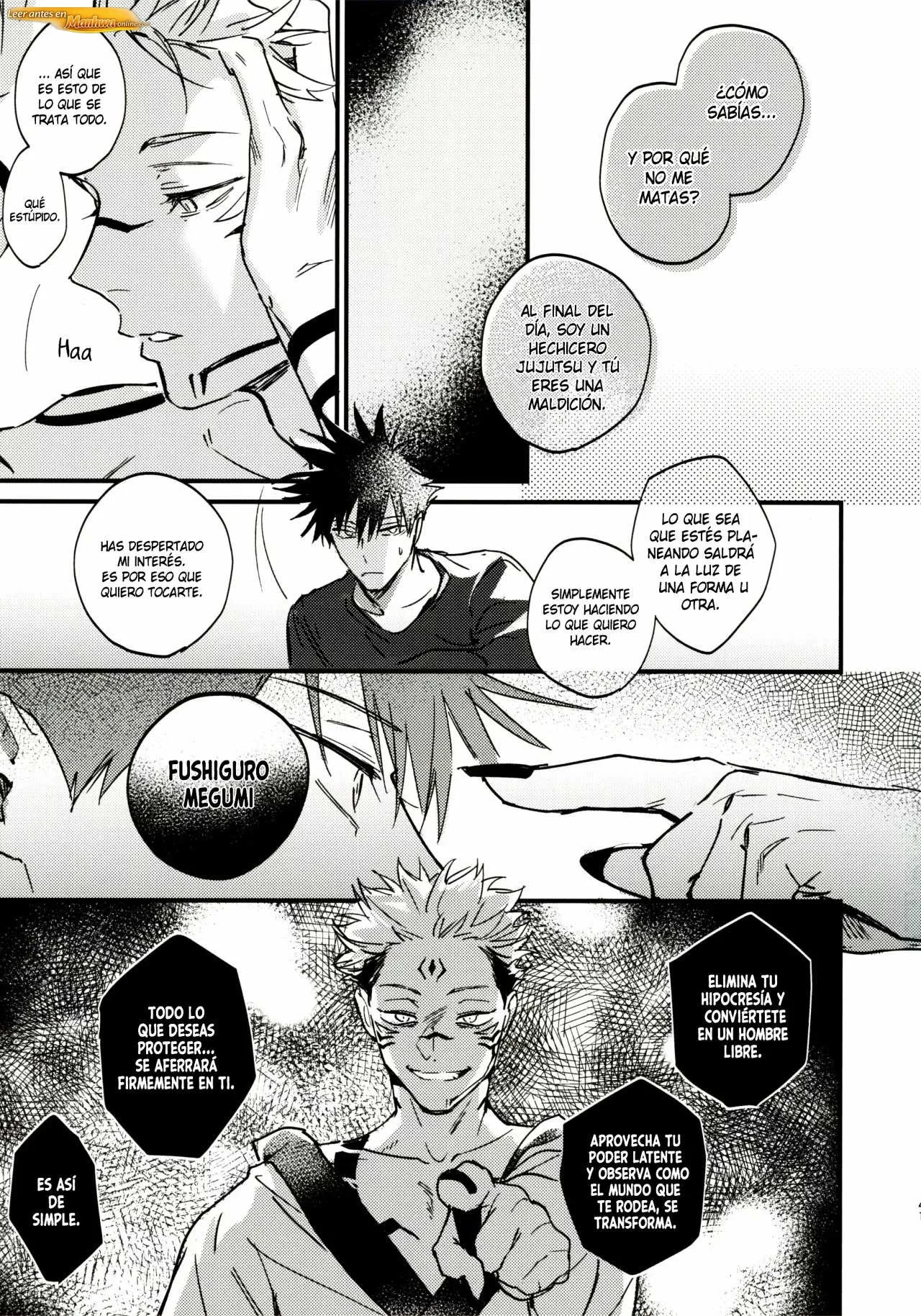 Jujutsu Kaisen Doujinshis +18 BL Jujutsu Kaisen dj – Fragancia de la Oscuridad, Sombras de la Flora - página 41