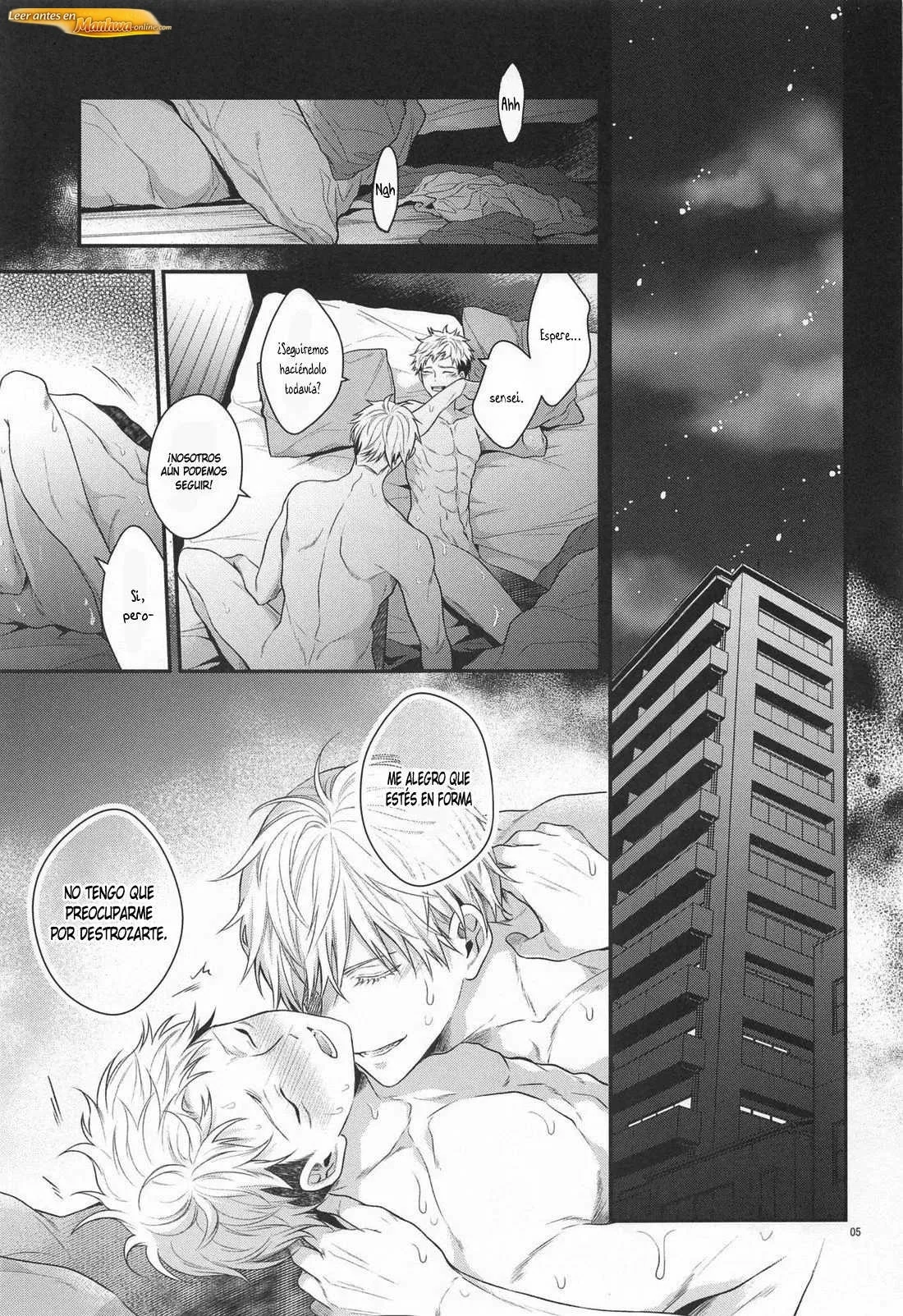 Jujutsu Kaisen Doujinshis +18 BL Jujutsu Kaisen dj – Honey Blue - página 5