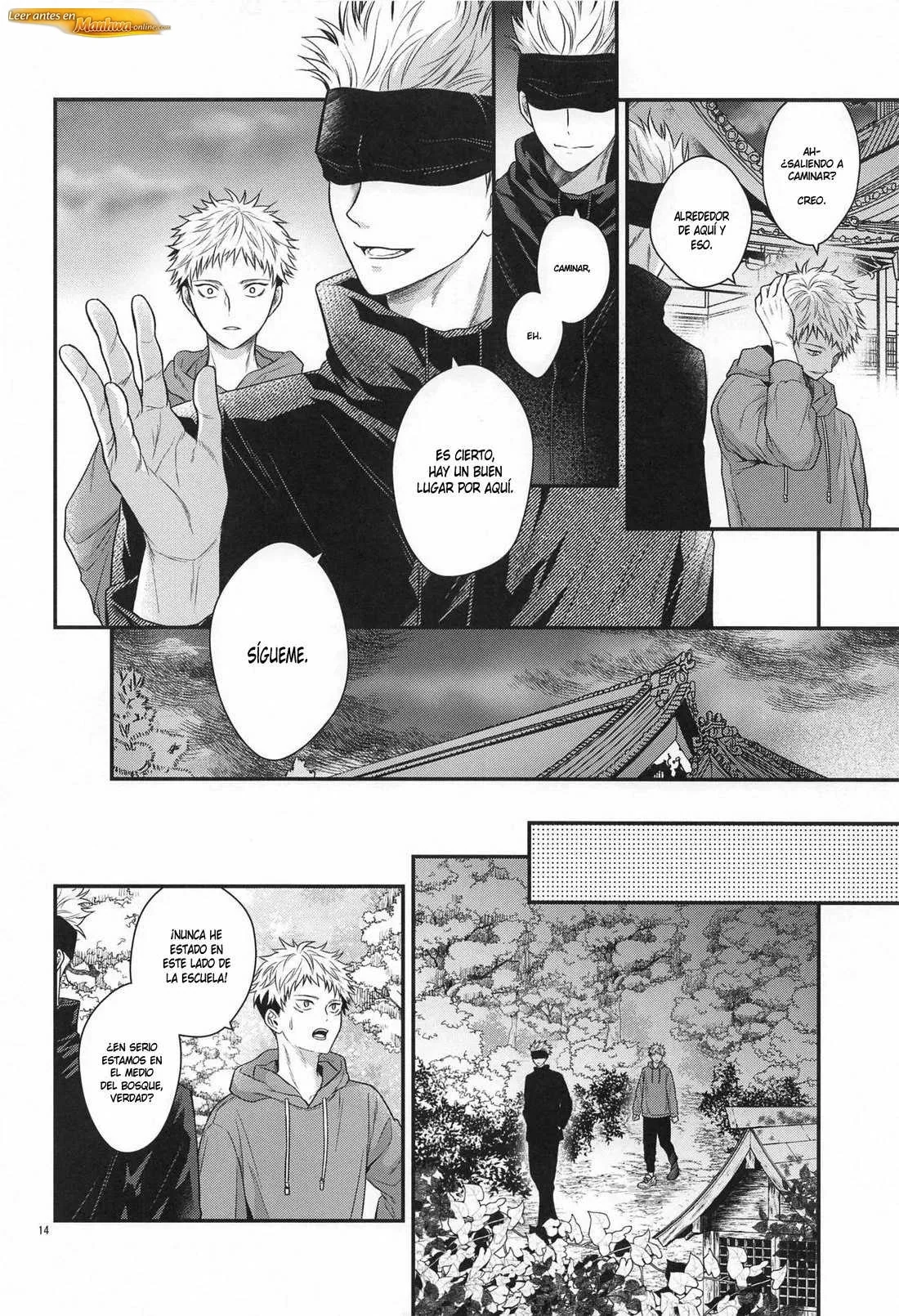 Jujutsu Kaisen Doujinshis +18 BL Jujutsu Kaisen dj – Honey Blue - página 14