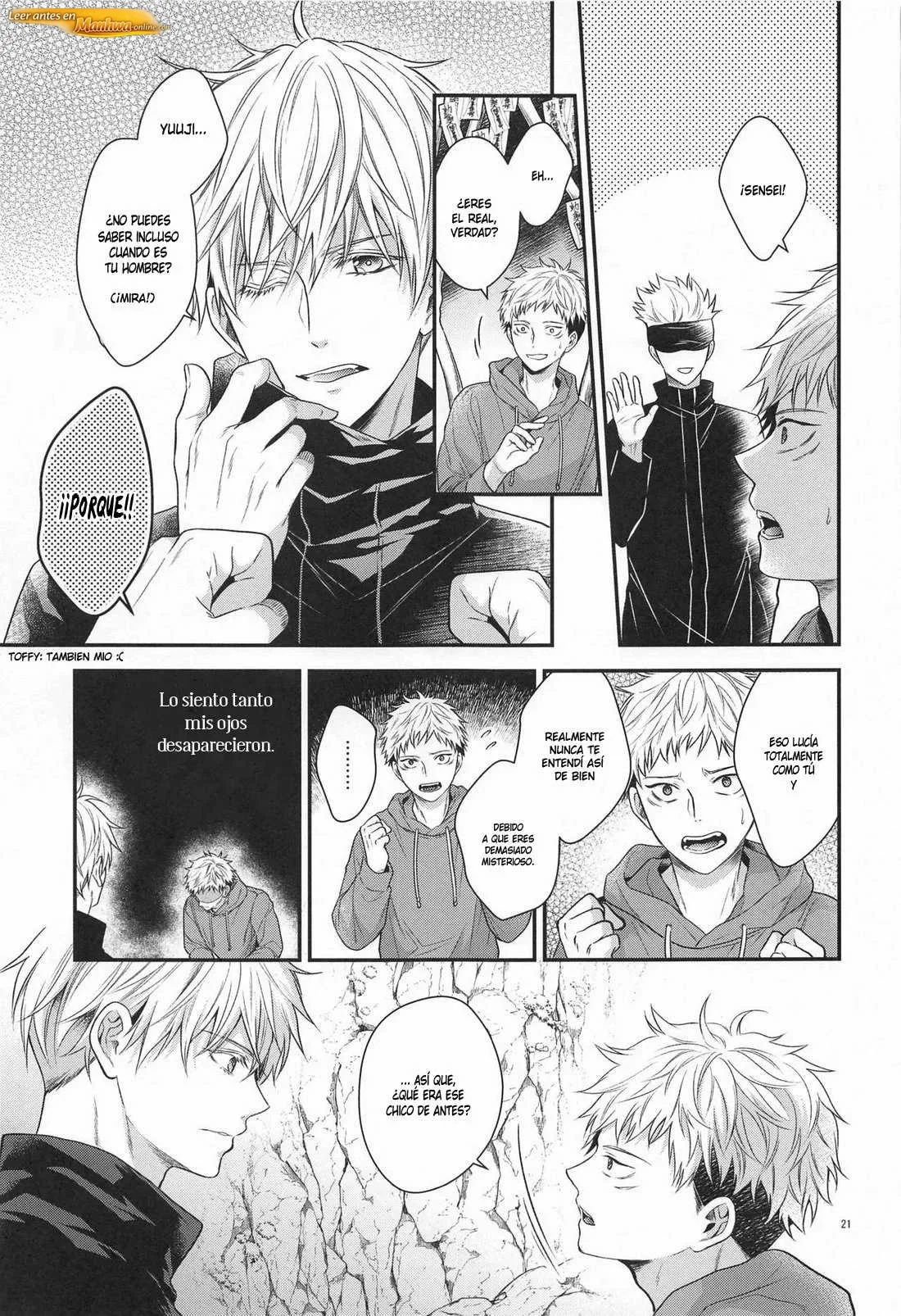 Jujutsu Kaisen Doujinshis +18 BL Jujutsu Kaisen dj – Honey Blue - página 21