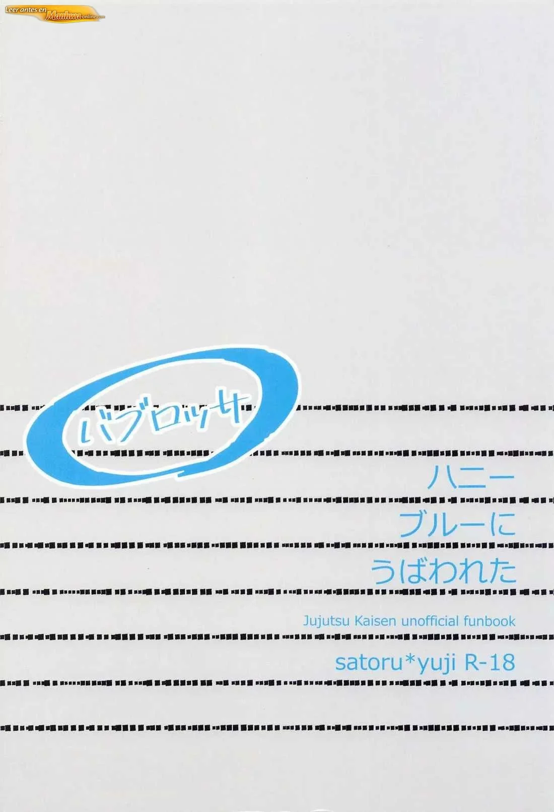 Jujutsu Kaisen Doujinshis +18 BL Jujutsu Kaisen dj – Honey Blue - página 39