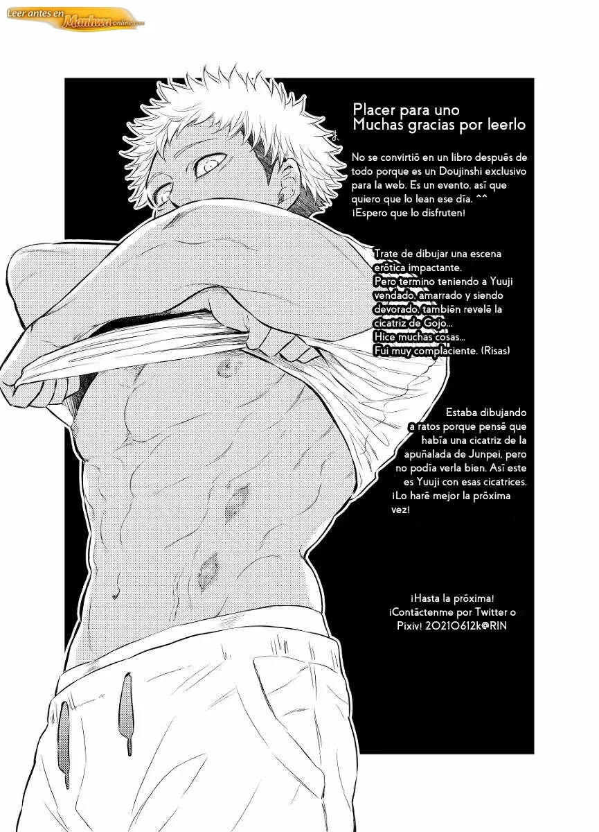 Jujutsu Kaisen Doujinshis +18 BL Jujutsu Kaisen dj – Placer para uno - página 42