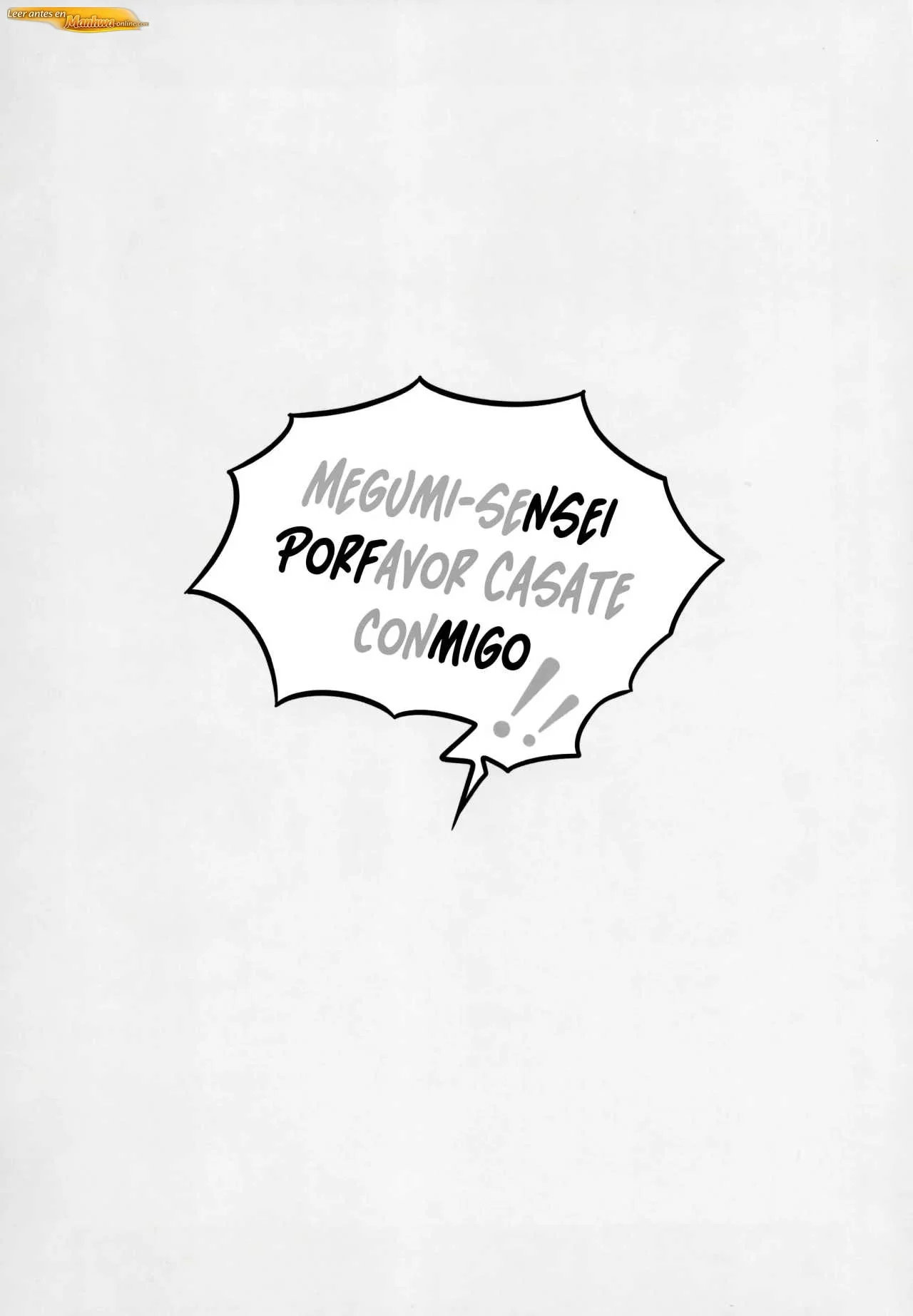 Jujutsu Kaisen Doujinshis +18 BL Jujutsu kaisen DJ Megumi-sensei, Por favor Cásate Conmigo - página 2