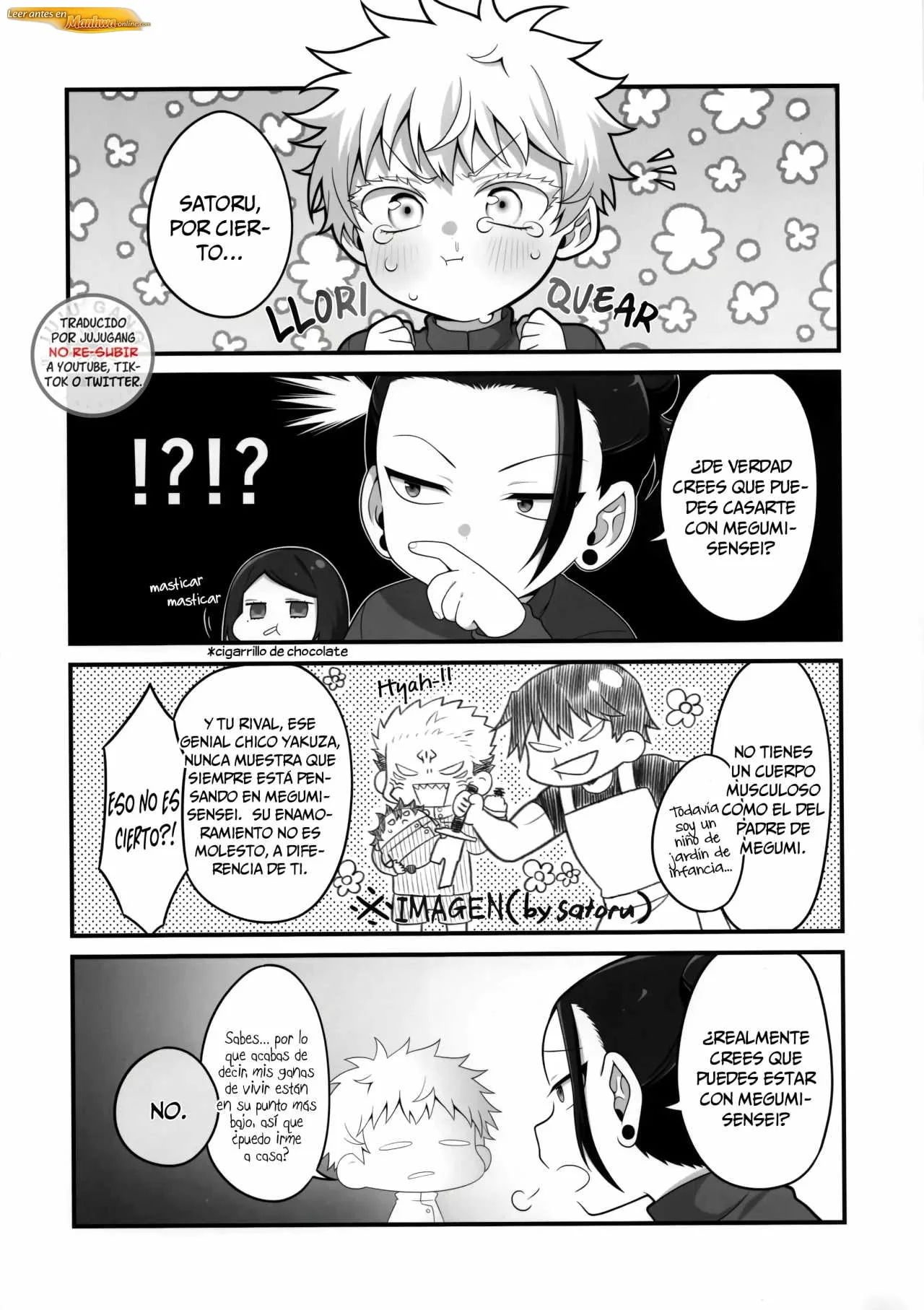 Jujutsu Kaisen Doujinshis +18 BL Jujutsu kaisen DJ Megumi-sensei, Por favor Cásate Conmigo - página 6
