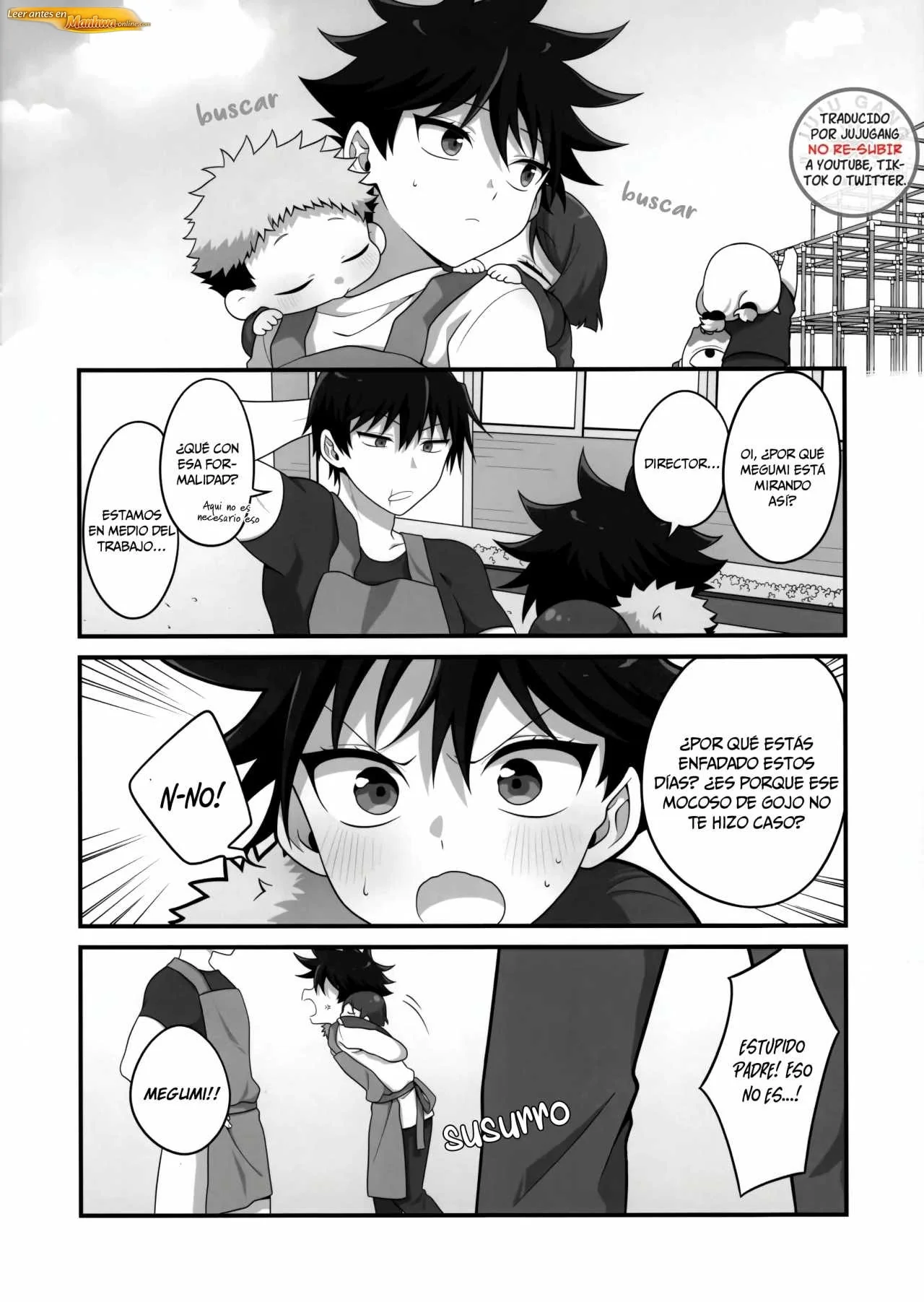 Jujutsu Kaisen Doujinshis +18 BL Jujutsu kaisen DJ Megumi-sensei, Por favor Cásate Conmigo - página 9