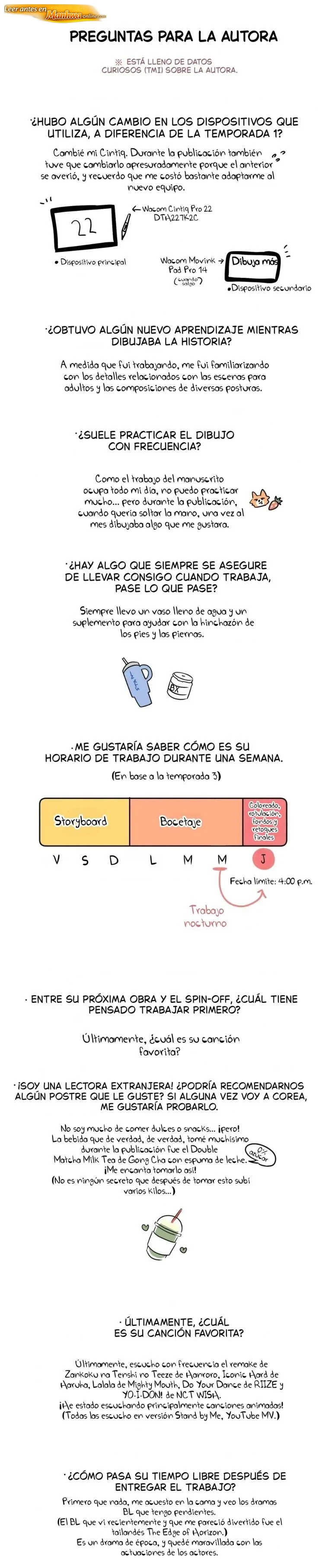 La manera en que tu aroma me afecta Capítulo 90.5 Notas - página 4