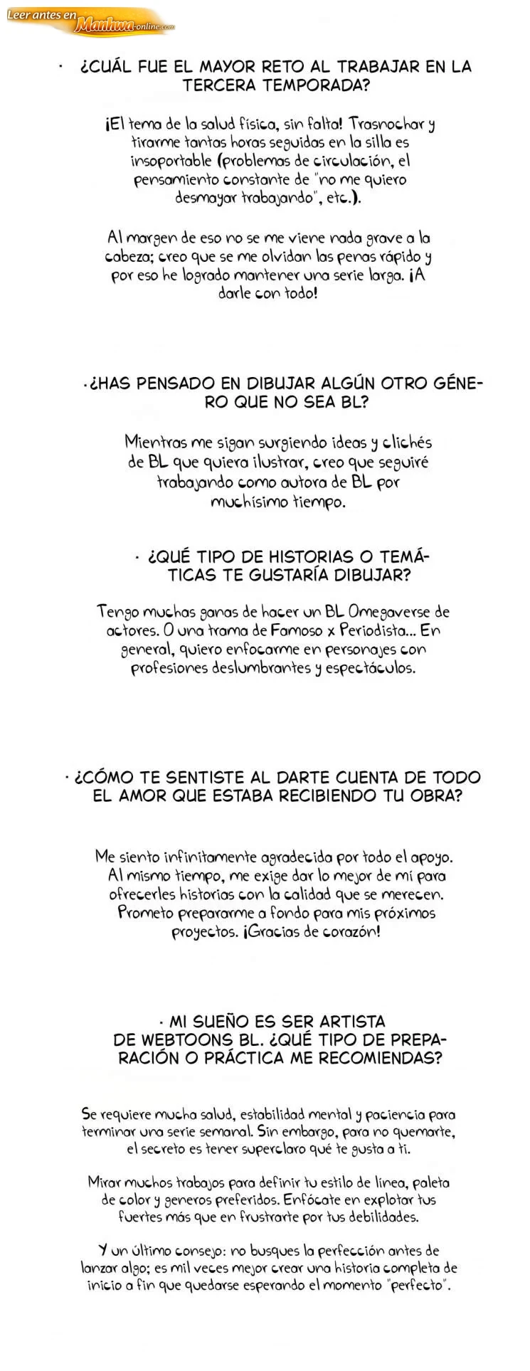 La manera en que tu aroma me afecta Capítulo 90.5 Notas - página 6