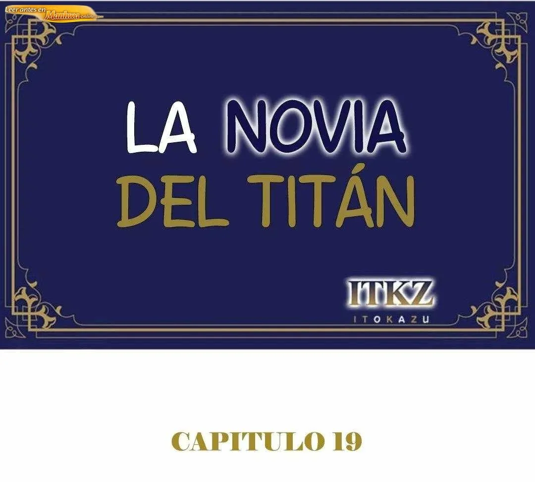 La novia del titan Capítulo 19 - página 1