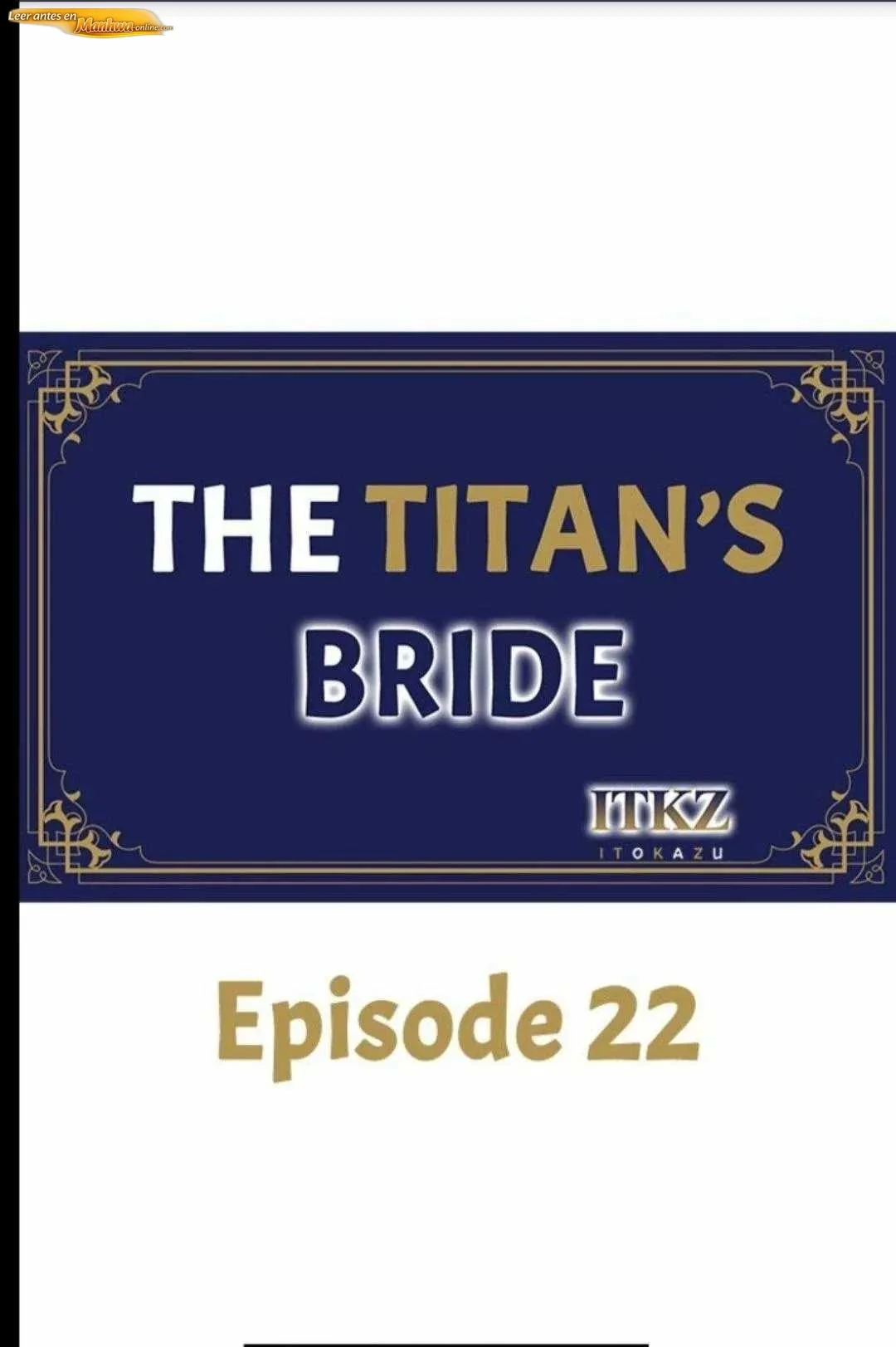 La novia del titan Capítulo 22 - página 1