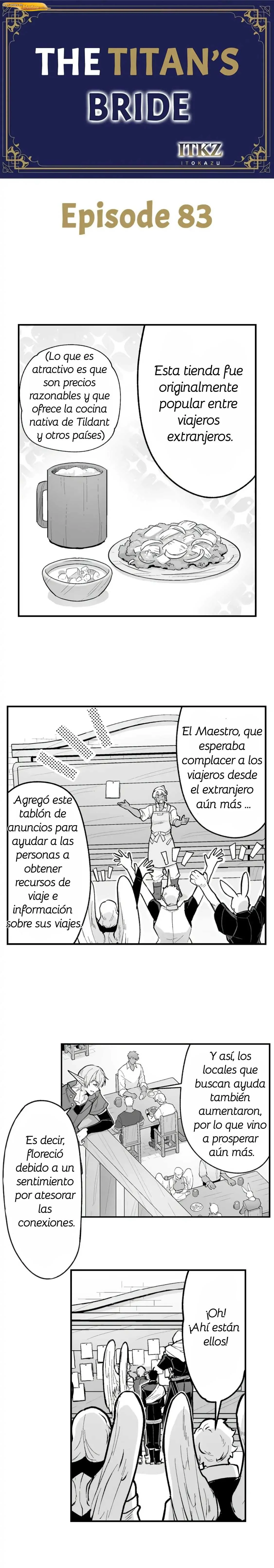 La novia del titan Capítulo 83 - página 1