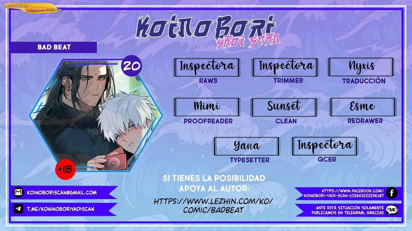 Mal ritmo Manhwa BL Capítulo 20 - página 1