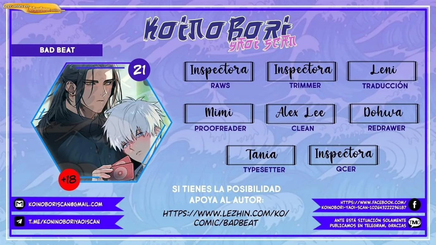 Mal ritmo Manhwa BL Capítulo 21 - página 1