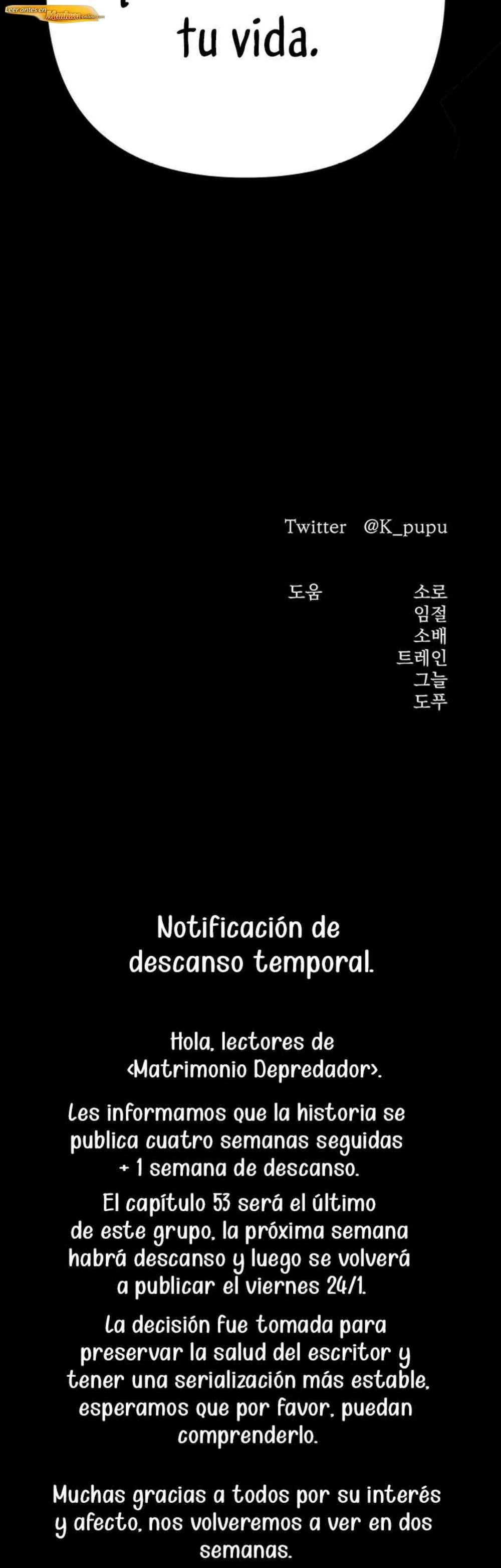 Matrimonio depredador Capítulo 52 - página 65