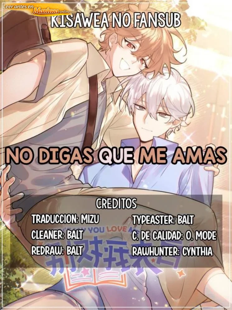No digas que me amas Capítulo 165 Extra 01 - página 1