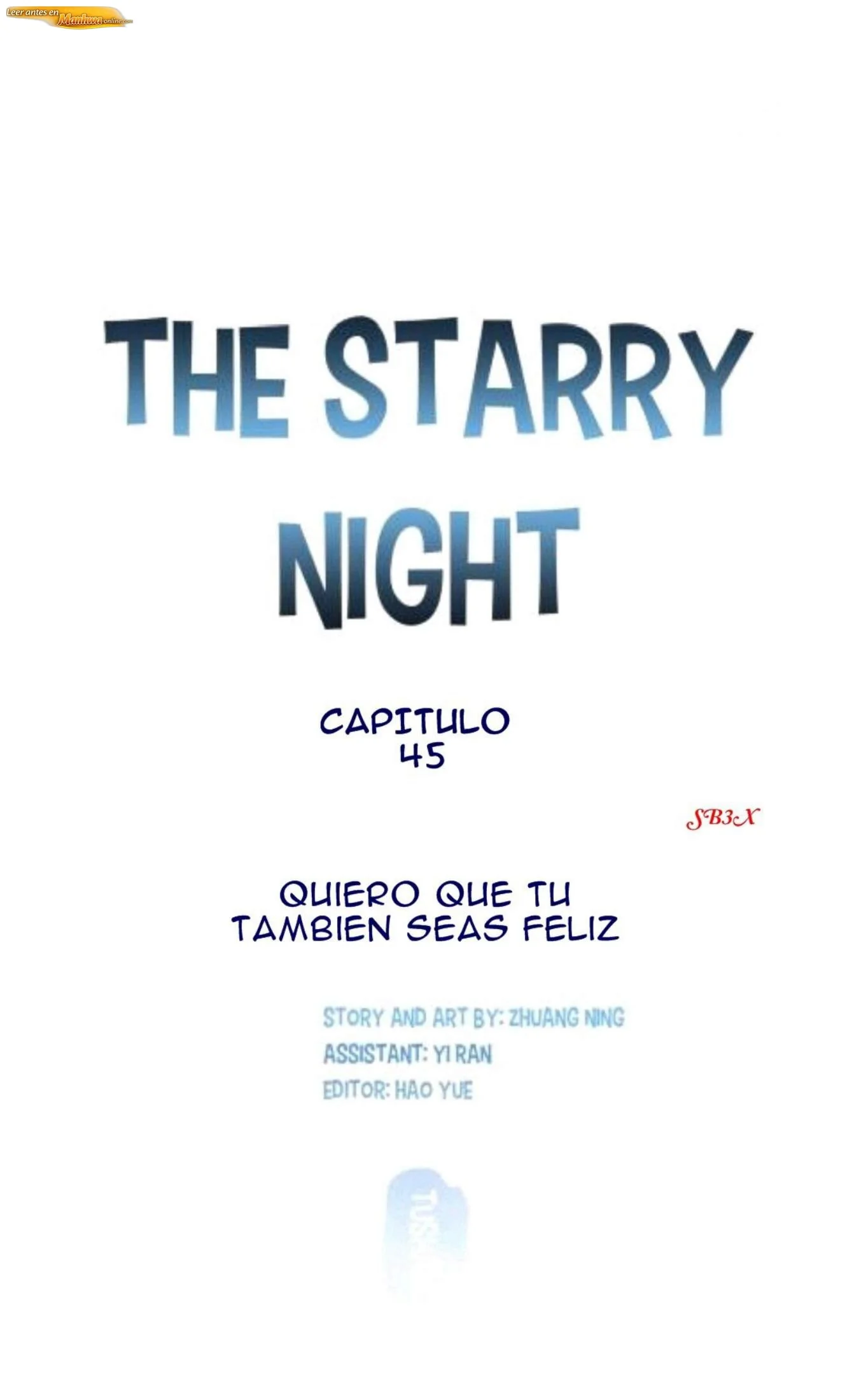 Noche estrellada Capítulo 45 - página 1