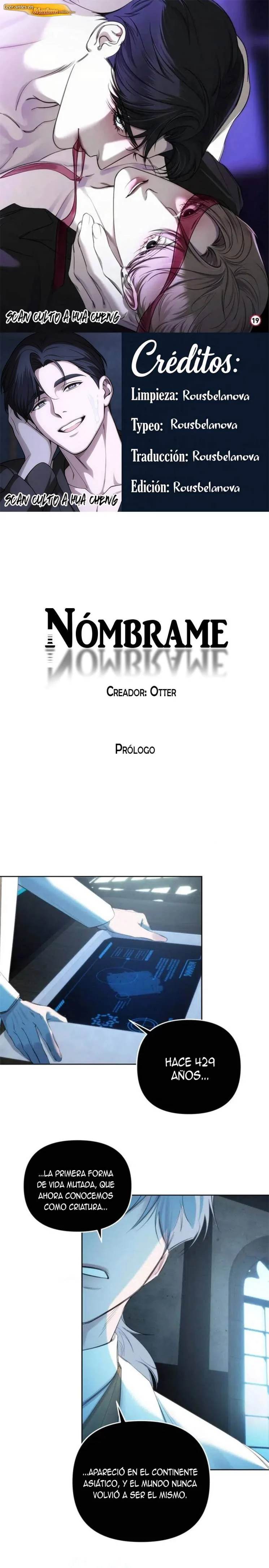 Nómbrame Capítulo 00 - página 1