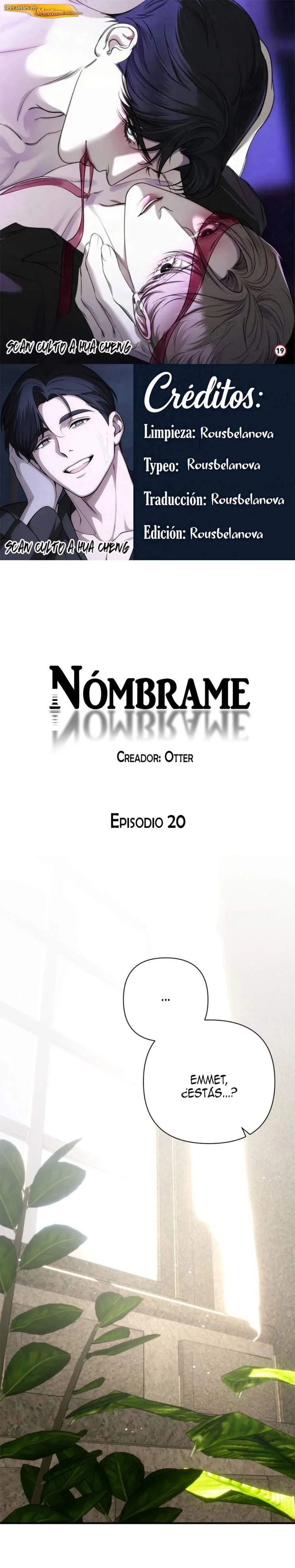 Nómbrame Capítulo 20 - página 1