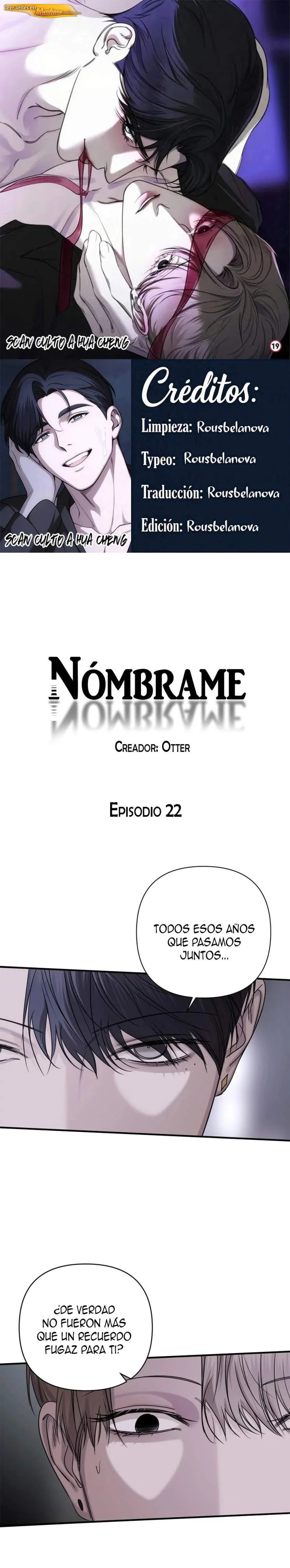 Nómbrame Capítulo 22 - página 1
