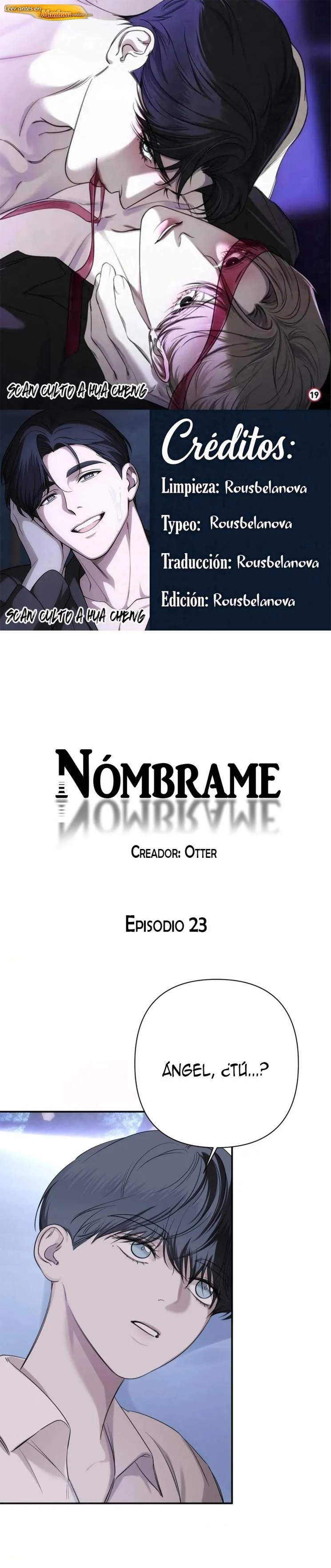 Nómbrame Capítulo 23 - página 1