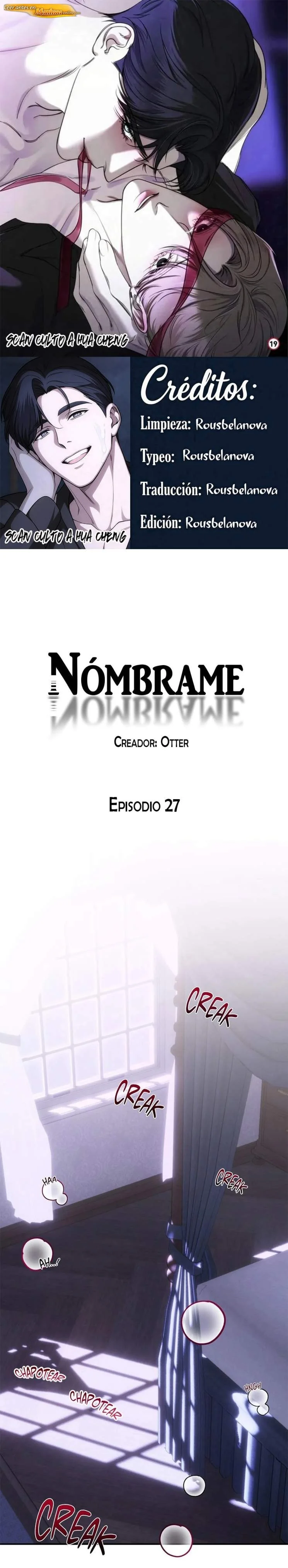 Nómbrame Capítulo 27 - página 1