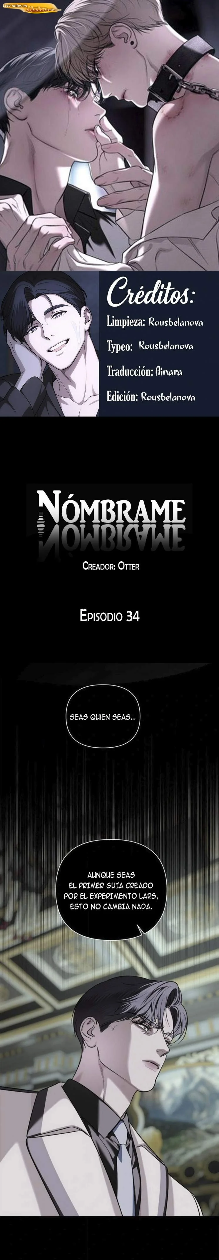 Nómbrame Capítulo 34 - página 1