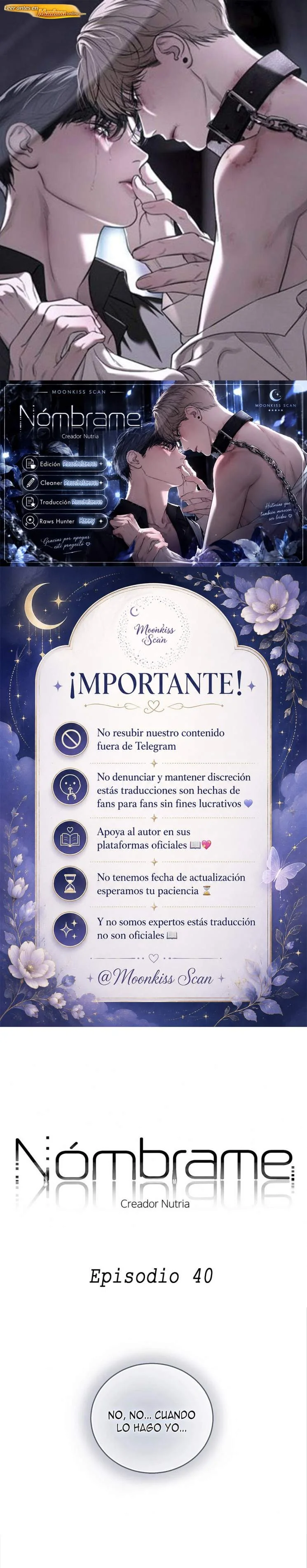 Nómbrame Capítulo 40 - página 1