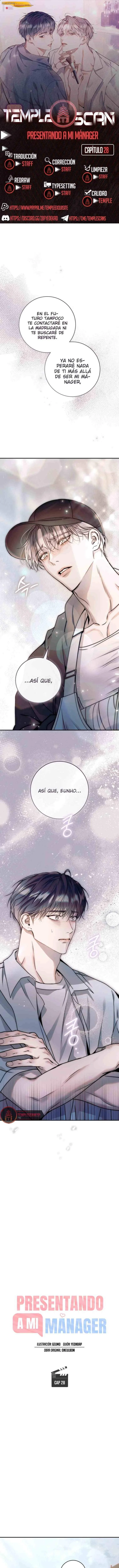 Presentando a mi Mánager Capítulo 28 - página 1