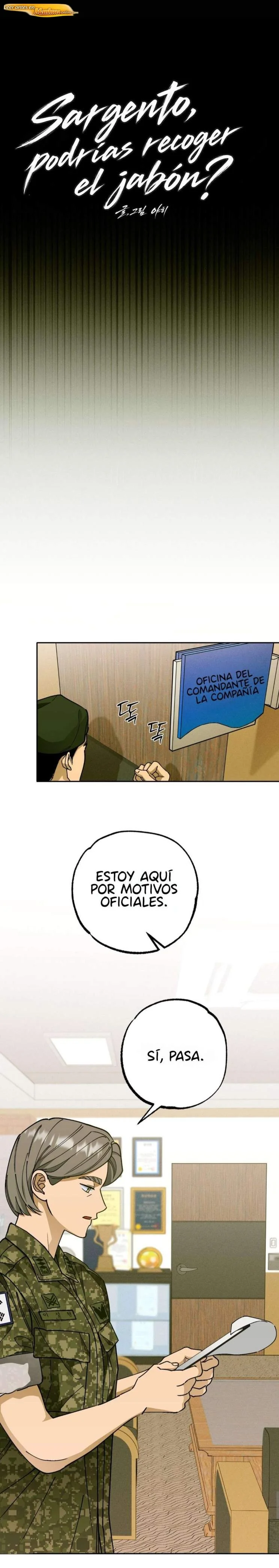 Sargento, ¿podría recoger el jabón? Capítulo 01 - página 7