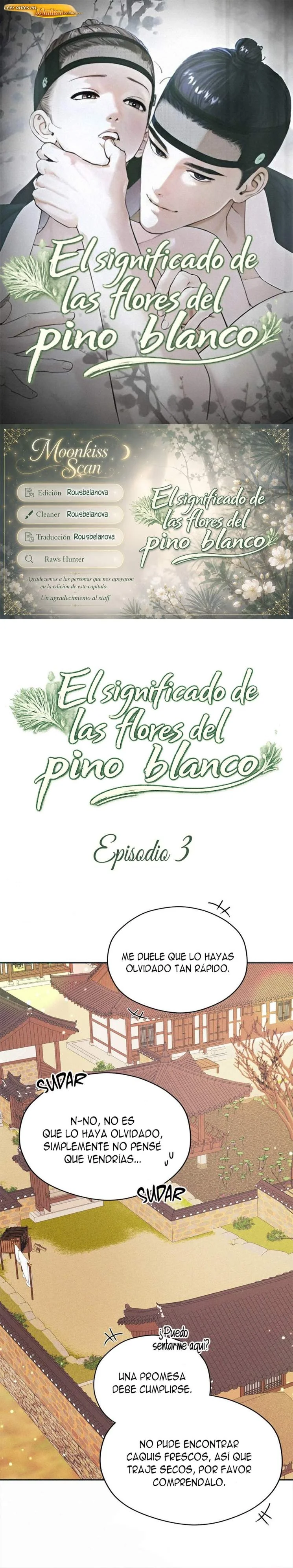 Significado de las flores de Pino blanco Capítulo 03 - página 1